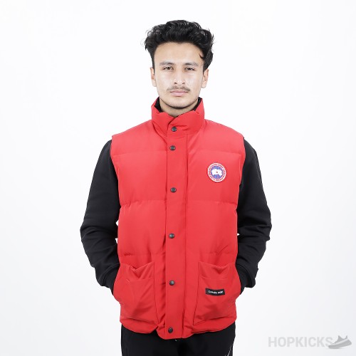 Canada goose freestyle crew vest red hotsell